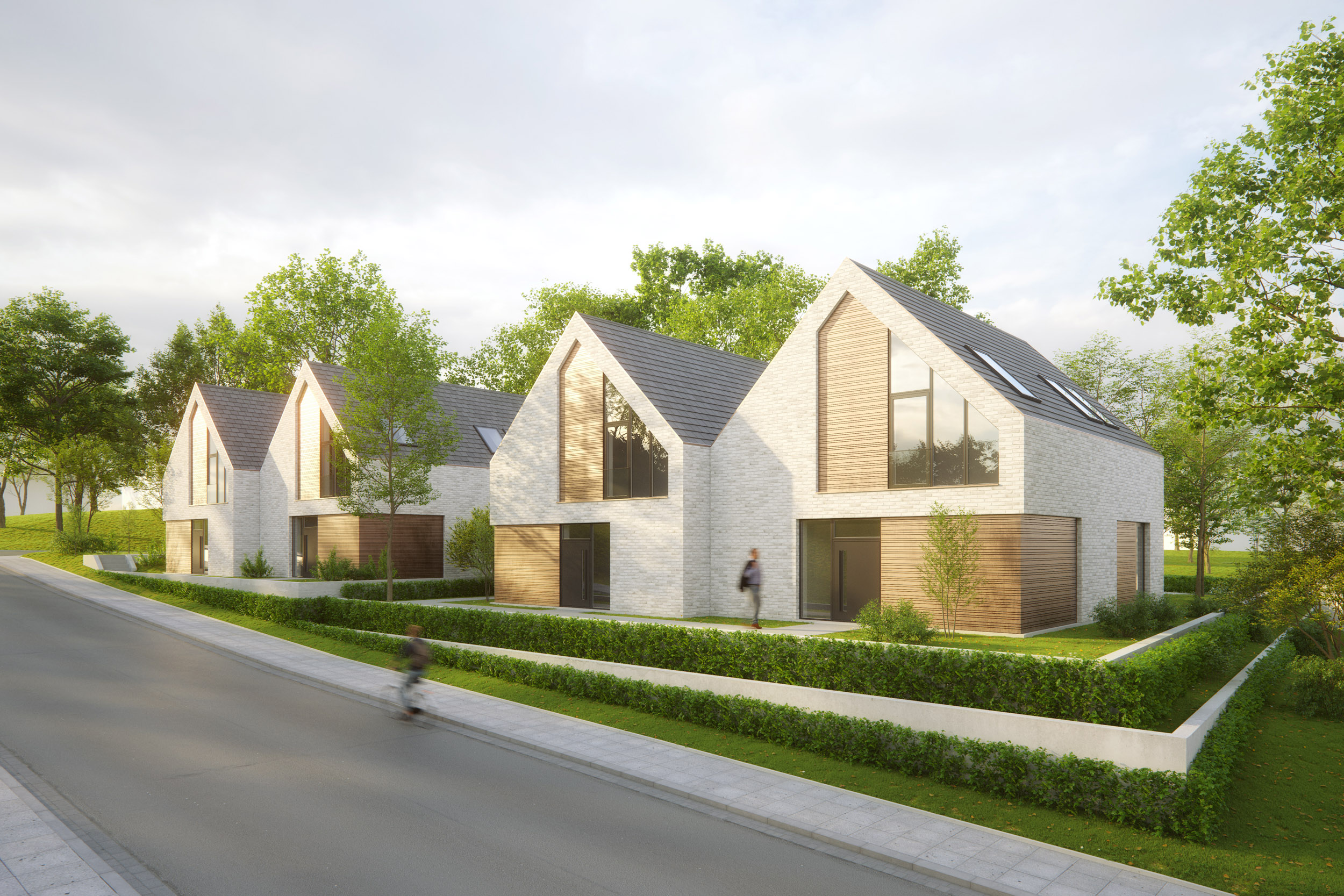 Neubau Doppelhäuser Timelostraße, Deutsch Evern